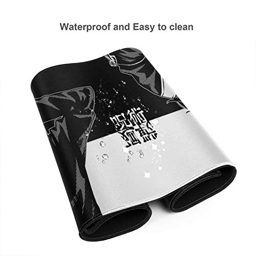Jujutsu Kaisen Mouse pad，（15.7 × 35.4 Inch） Non-Slip Mouse Mat Personalized Desk Pad Stylish Desk Mat for Office,Computer,Professional Esports （15.7 × 35.4 Inch）