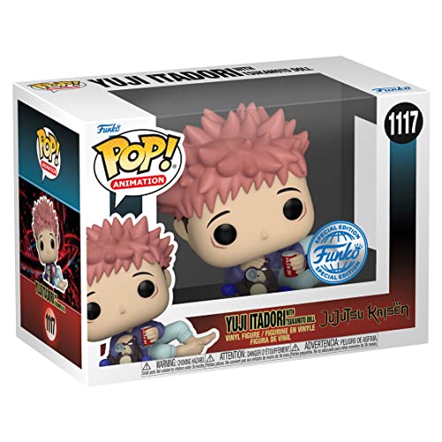 Funko Pop Animation Jujutsu Kaisen - Yuji Itadori with Tsukamoto Doll #1117 Vinyl Figure