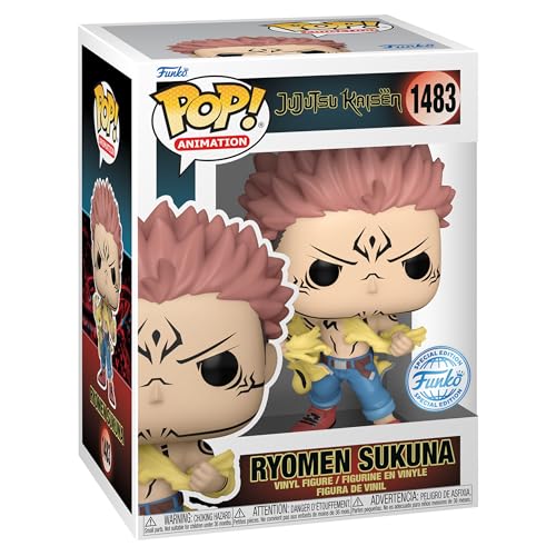 Funko Pop! Animation: Jujutsu Kaisen - Ryomen Sukuna Tearing Shirt Special Edition Multicolor Vinyl Figure Exclusive #1483