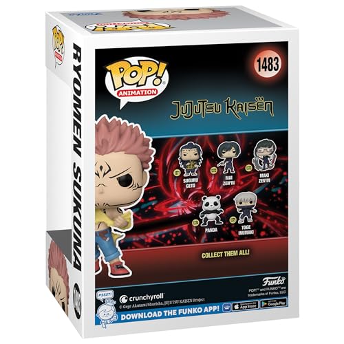 Funko Pop! Animation: Jujutsu Kaisen - Ryomen Sukuna Tearing Shirt Special Edition Multicolor Vinyl Figure Exclusive #1483