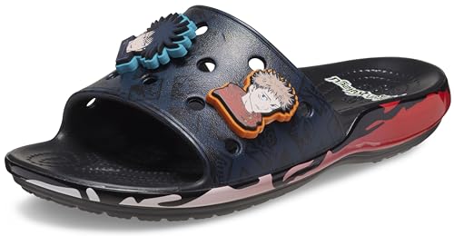 Crocs Unisex Jujutsu Kaisen Classic Slides Sandal, Numeric_5 US Men