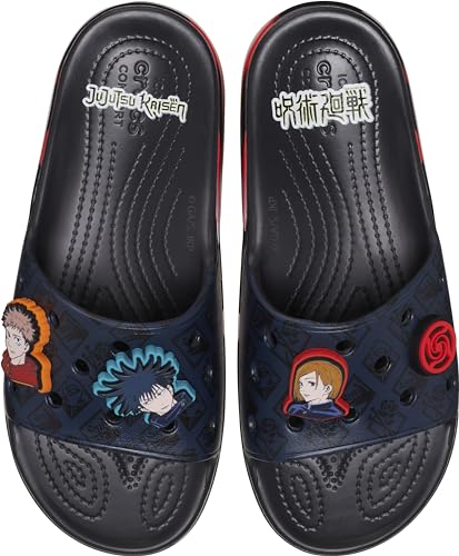 Crocs Unisex Jujutsu Kaisen Classic Slides Sandal, Numeric_5 US Men