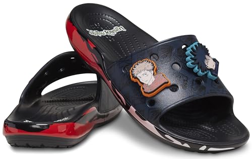 Crocs Unisex Jujutsu Kaisen Classic Slides Sandal, Numeric_5 US Men