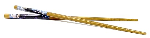 JUST FUNKY Jujutsu Kaisen Chopsticks Set of 2 - Yuji Itadori and Satoru Gojo Chopsticks - Jujutsu Kaisen Merch Includes 2 Sets of Bamboo Chopsticks - 8.85 Inches Long Anime Chopsticks