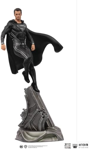 Iron Studios Statue Superman Black Suit - Justice League - Art Scale 1/10