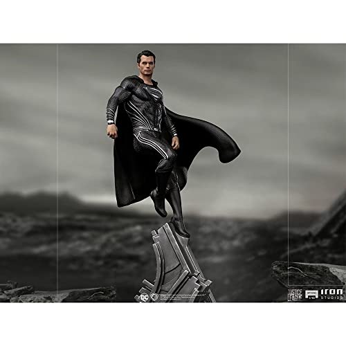 Iron Studios Statue Superman Black Suit - Justice League - Art Scale 1/10