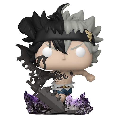 Funko Pop! Animation: Black Clover - Black Asta (Glow in The Dark) Figure (Entertainment Earth Exclusive)