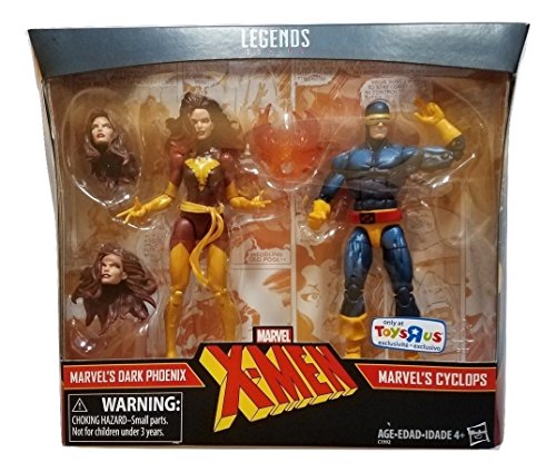 Marvel Legends X-Men Cyclops and Dark Phoenix Exclusive Action Figures, 6 Inches