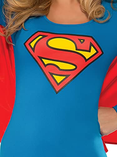 Rubie's womens Dc Comics Superhero Style Supergirl Costume Dress With Wings Party Supplies, Multicolor Superwomen, Medium US