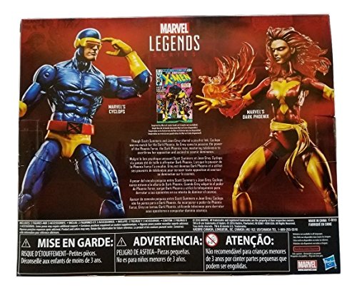 Marvel Legends X-Men Cyclops and Dark Phoenix Exclusive Action Figures, 6 Inches
