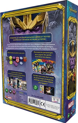 Space Cowboys | Splendor: Marvel | Board Game | Ages 10+ | 2-4 Players | 30 Minutes