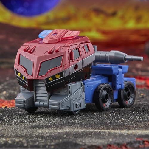 Transformers Legacy United Voyager Class Animated Universe Optimus Prime, 7-Inch Converting Action Figure, 8+