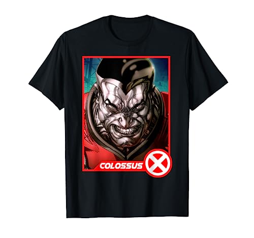 Marvel X-Men Colossus Headshot Profile Trading Card T-Shirt T-Shirt