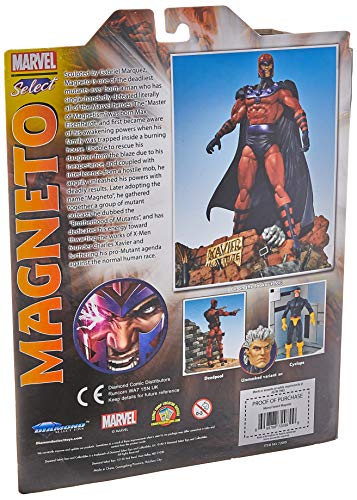Diamond Select Toys Marvel Select: Magneto Action Figure,7 inches