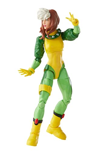 Marvel Hasbro Legends Series 6-inch Scale Action Figure Toy Marvel's Rogue Premium Design, 1 Figure, 2 Accessories, and 1 Build-A-Figure Part