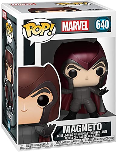 POP Marvel: X-Men 20th Anniversary - Magneto Funko Pop! Vinyl Figure (Bundled with Compatible Pop Box Protector Case), Multicolored, 3.75 inches