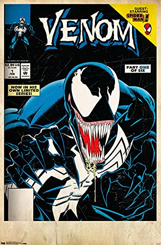 Trends International Marvel Comics - Venom - Lethal Protector Cover #1 Wall Poster, 22.375" x 34", Premium Unframed Version