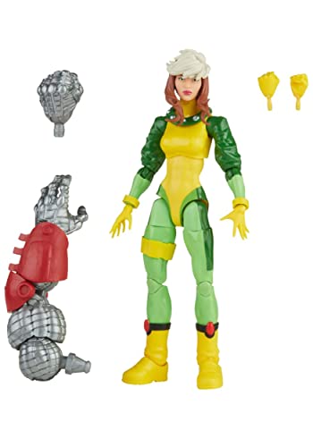Marvel Hasbro Legends Series 6-inch Scale Action Figure Toy Marvel's Rogue Premium Design, 1 Figure, 2 Accessories, and 1 Build-A-Figure Part