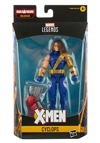 Marvel Hasbro Legends Series 6-inch Scale Action Figure Toy ’s Cyclops, Premium Design, 1 Figure, and 1 Build-A-Figure Part