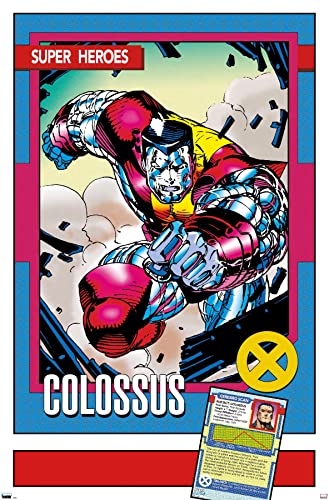 Trends International Marvel Trading Cards - Colossus Wall Poster, 22.375" x 34", Premium Unframed Version