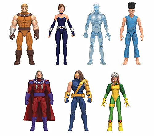 Marvel Legends X-Men Age of Apocalypse: Magneto, Rogue, Cyclops, Sabretooth, Shadowcat, Iceman, Legion, Colossus