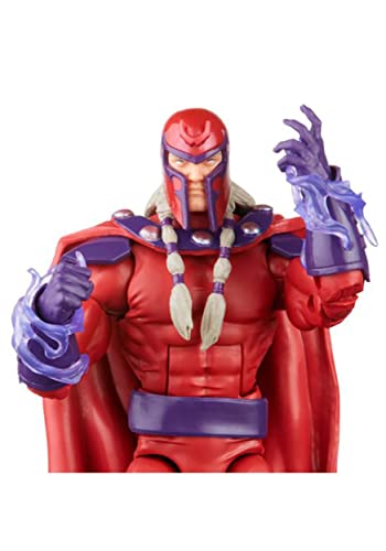 Marvel Legends Series 6-inch Scale Action Figure Toy Magneto, Premium Design, 1 Figure, and 5 Accessories , Red