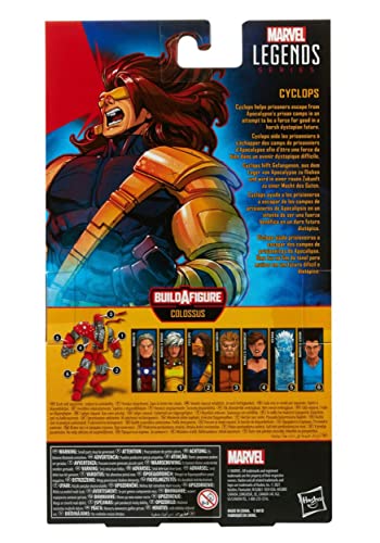 Marvel Hasbro Legends Series 6-inch Scale Action Figure Toy ’s Cyclops, Premium Design, 1 Figure, and 1 Build-A-Figure Part