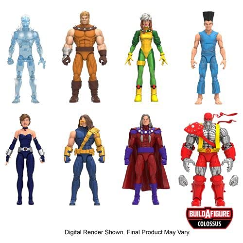 Marvel Legends X-Men Age of Apocalypse: Magneto, Rogue, Cyclops, Sabretooth, Shadowcat, Iceman, Legion, Colossus
