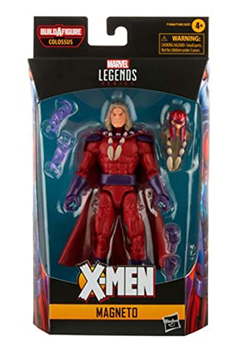 Marvel Legends Series 6-inch Scale Action Figure Toy Magneto, Premium Design, 1 Figure, and 5 Accessories , Red