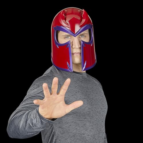 Marvel Legends Magneto Premium Roleplay Helmet, Adult Roleplay Gear