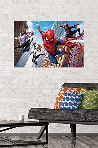 Trends International Marvel Comics - Spider-Man - Web Heroes Wall Poster, 22.375" x 34", Unframed Version