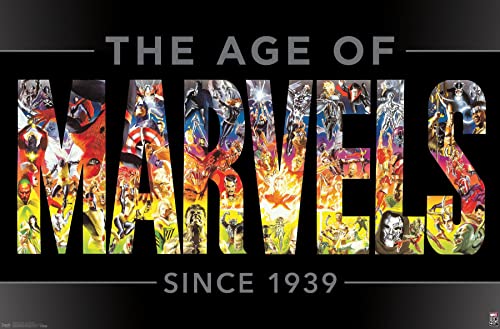 Trends International Marvel Comics - Marvel 80th Anniversary - Age of Marvels Wall Poster, 22.375" x 34", Unframed Version