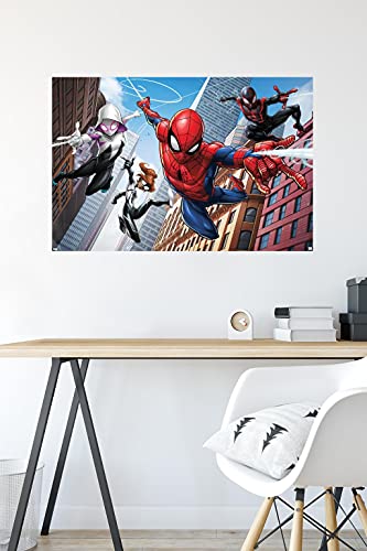 Trends International Marvel Comics - Spider-Man - Web Heroes Wall Poster, 22.375" x 34", Unframed Version