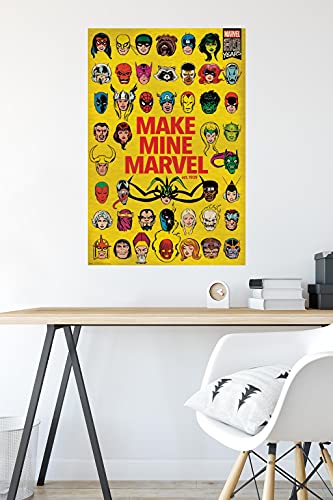 Trends International Marvel Comics - Marvel 80th Anniversary - Group Wall Poster, 22.375" x 34", Unframed Version