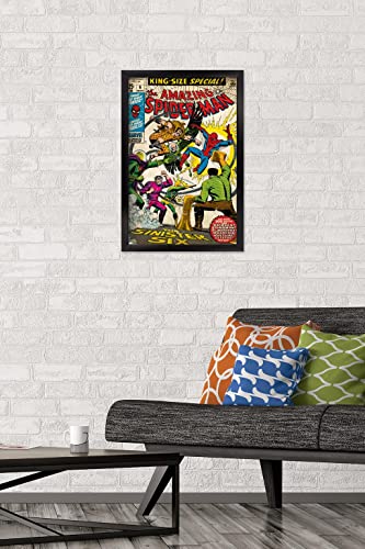 Trends International Marvel Comics - Spider-Man - Amazing Spider-Man #6 Wall Poster, 14.725" x 22.375", Black Framed Version