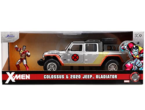 New Jada 2020 Gladiator and Colossus Diecast Figurine Marvel X-Men Hollywood Rides Series 1/32 Diecast Model Car by Jada 33363