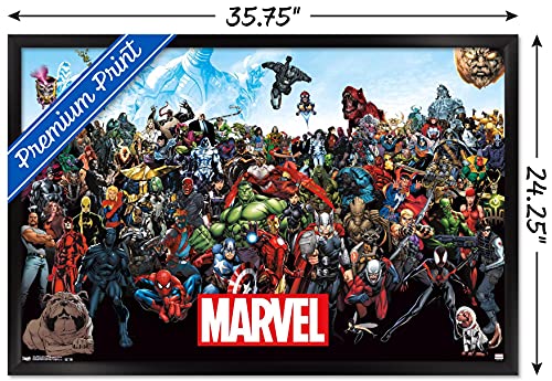 Marvel Superheroes Wall Poster - The Lineup 22x34