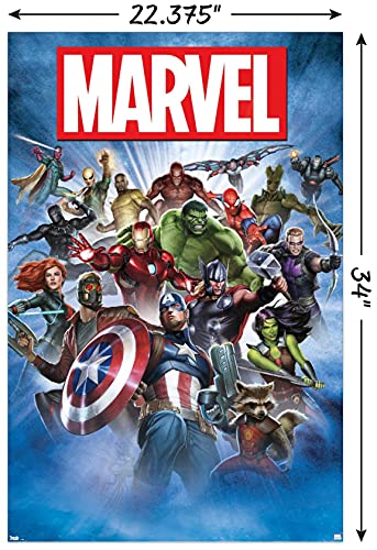 Trends International Marvel Comics - Group Shot Wall Poster, 22.375" x 34", Unframed Version
