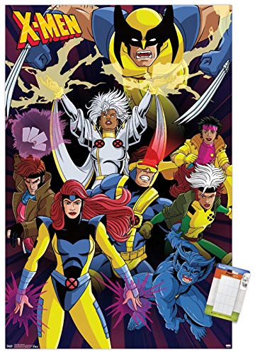 Trends International Marvel Comics - The X-Men - Awesome Wall Poster, 22.375" x 34", Poster & Mount Bundle
