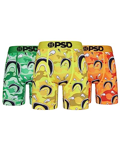PSD Men's Wf Faces 3-Pack Boxer Briefs, Multi, XL
