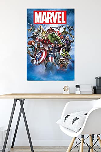 Trends International Marvel Comics - Group Shot Wall Poster, 22.375" x 34", Unframed Version