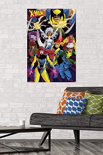 Trends International Marvel Comics - The X-Men - Awesome Wall Poster, 22.375" x 34", Poster & Mount Bundle