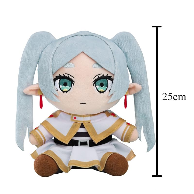 QAHEART Frieren Soft Figure Pillow Anime Soft Figure Pillow, 25cm Hug Pillow Home Sofa Cushions Decoration
