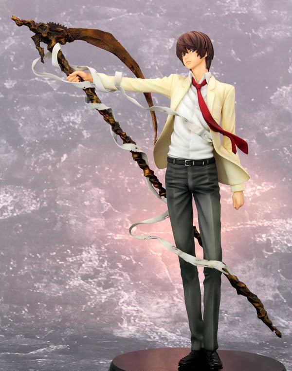 Anime Figure 26cm Light Yagami Action Figure Model, PVC Anime Statue Character Collectible Desktop Decorations