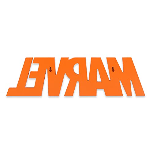 Open Road Brands Marvel Character Collage Wood Block Decor - Hang or Display in a Bedroom, Movie Room or Man Cave