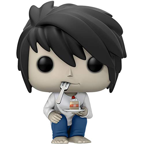 L [with Cake] (Hot Topic Exc): Funk o Pop! Animation Vinyl Figure Bundle with 1 Compatible 'ToysDiva' Graphic Protector (219 - 13578 - B)