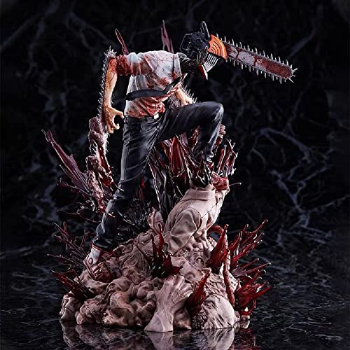 VKEIZBI Chainsaw Man Figure Toys 7inch Denji Statue Anime Action Figures Decoration Toys Gift