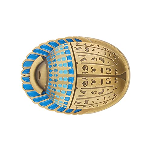 Moon Golden Scarab Compass Props Movable Wings Superhero Weapon Darts Ancient Egyptian Amulet Alloy Souvenir