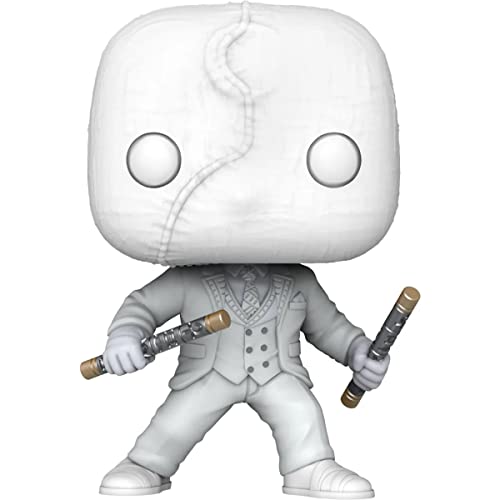 POP Marvel: Moon Knight - Mister Knight [Mr. Knight] Funko Vinyl Figure (Bundled with Compatible Box Protector Case), Multicolor, 3.75 inches