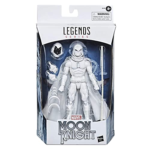 Marvel Hasbro Legends Series 6-inch Collectible Moon Knight Action Figure Toy, Ages 4 and Up